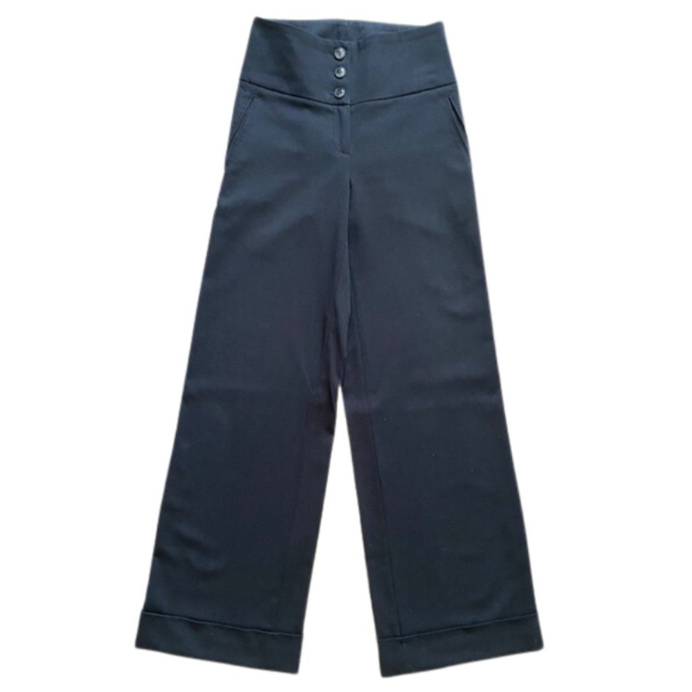 H&M high waist wide leg pants